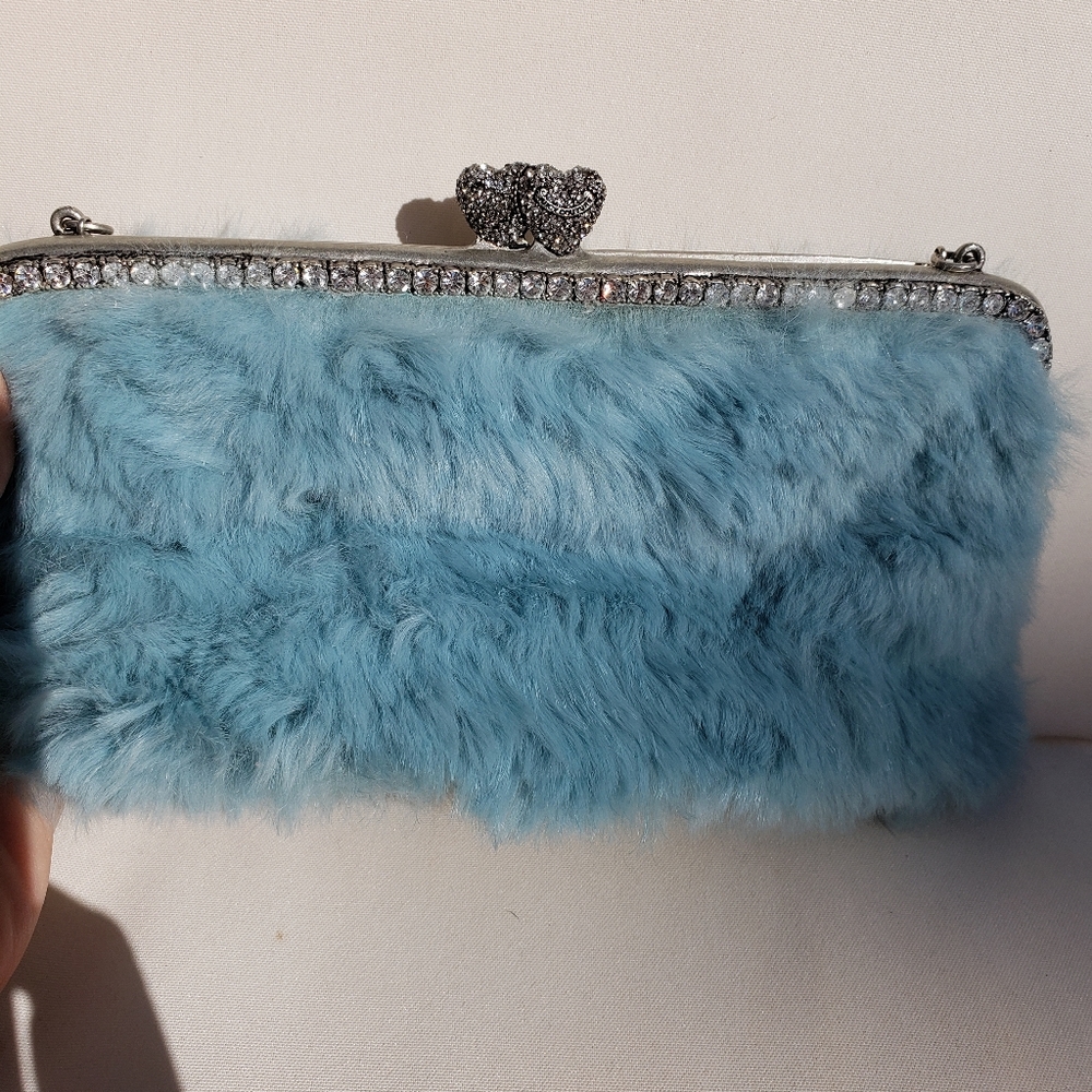 Juicy Couture Rabbit Fur Clutch